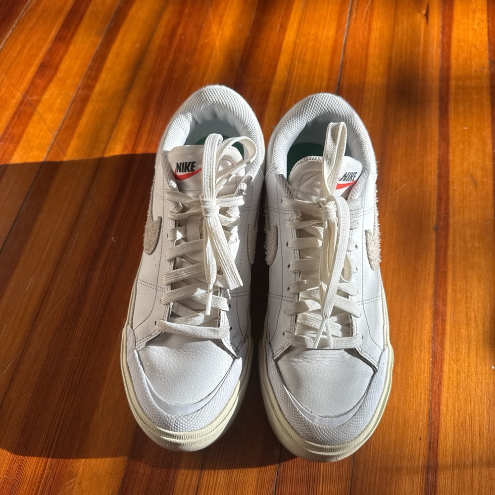 Nike White Low-Top Sneakers